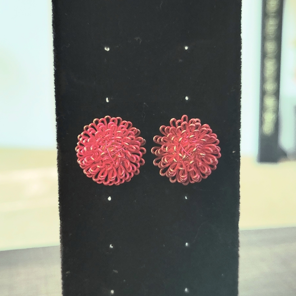 3 for $10 Hot pink earrings